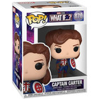 Funko POP! What If...? CAPTAIN CARTER #870 Marvel NEW +Protector Near Mint