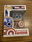 Funko POP Holidays Marvel GINGERBREAD Captain America 933 AVENGERS NIB
