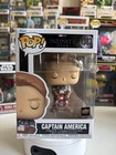 Funko Pop! Marvel: #1383 Captain America (Upper Deck Exclusive) w/Protector