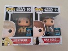 Funko Pop Star Wars - Luke Skywalker 90 Han Solo 91 Ceremony (2016 Galactic Con)