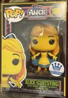 Funko POP! Alice in Wonderland Alice Curtsying Black Light #1058 w/Protector
