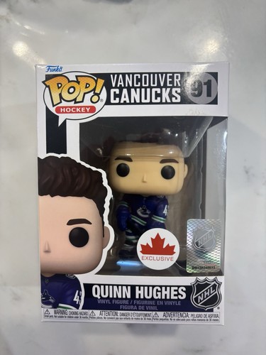 Funko Pop! Hockey #91 NHL Vancouver Canucks - Quinn Hughes Vinyl Figure Canada