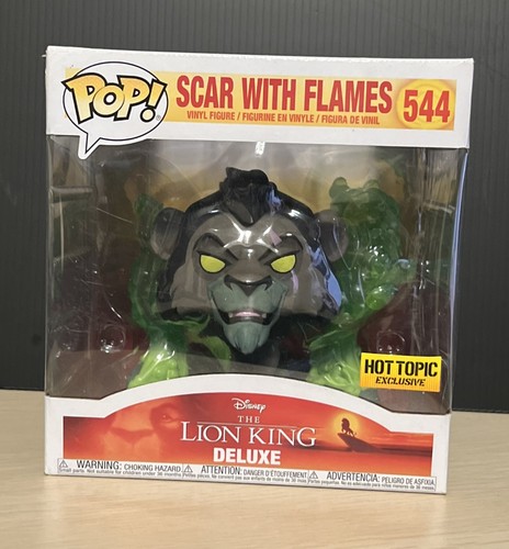 Funko PoP! Disney The Lion King SCAR WITH FLAMES #544 Hot Topic Exclusive