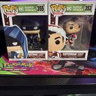 Funko Pop! Vinyl: Batman as Ebenezer Scrooge355 And Superman Holiday Sweater 353