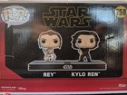 Target Con REY AND KYLO REN Funko Pop 758 Star Wars GLOW IN THE DARK NIB