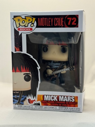 Funko Pop! Motley Crue Mick Mars #72 Vinyl Figure Pop Rocks