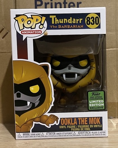 Funko Pop Vinyl #830 Ookla The Mok Thundarr The Barbarian Animation Exclusive