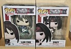 Funko Pop Animation #1581 Lan Fan & #1579 Envy Fullmetal Alchemist Brotherhood