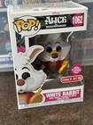 Funko Pop! Alice In Wonderland #1062 White Rabbit FLOCKED Target Exclusive