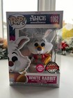 Funko Pop White Rabbit 1062 Disney Alice in Wonderland Flocked Special Edition
