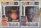 Funko POP! Star Wars Target Exclusive #397 CB-6B & #401 M5-R3 Pair