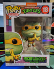 Funko Pop Teenage Mutant Ninja Turtles TMNT #18 Michelangelo Pizza w/ Protector