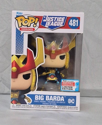 Funko Pop! DC #481 Big Barda 2023 NYCC Official Con Sticker NEW!