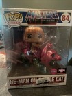 Funko Pop! Ride Deluxe: Masters of the Universe, He-Man on Battle Cat 84 Flocked