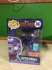 Funko Pop! NIB - Art Series Civil War Captain America Target Exclusive 36