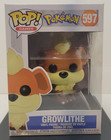 Funko Pop! Games Pokemon - Growlithe #597 Vinyl Figure, NIB w POP Protector