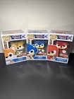 Sonic Tails Knuckles Vinyl Figure Funko Pop 8-bit #34, 35, 36