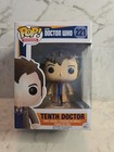 Funko Pop Dr Who #221 Tenth Doctor Figure David Tenant FREE POP PROTECTOR