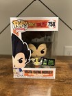 Funko POP! DBZ Vegeta (Eating Noodles) #758 ECCC 2020 *OFFICIAL CON STICKER*