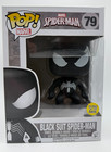 Black Suit Spiderman Glow in the Dark Funko Pop Marvel Walgreens Exclusive 79