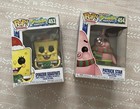 Funko Pop SpongeBob SquarePants #453 & Patrick Star #454 Holiday Boxes Damaged