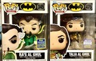 RA'S AL GHUL 345 & TALIA Funko Pop BATMAN THE ANIMATED SERIES SDCC w/Protectors