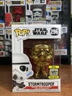 Funko Pop Star Wars Stormtrooper Gold Chrome Galactic Convention #296 Protector