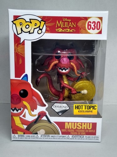 Funko Pop Disney Mulan Mushu #630 (Diamond) Hot Topic Exclusive