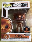 Funko Pop Star Wars C-3PO SF GIANTS Stadium Exclusive Orange #360 Special Event