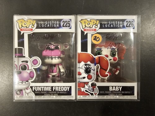 Five Nights at Freddy's Sister Location Funtime Freddy #225 & #226 Baby Funko
