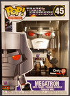 Funko Pop Megatron #45 Transformers Gamestop Exclusive Vaulted w/Protector