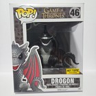 Funko Pop 6" Drogon Game of Thrones #46 Hot Topic Exclusive Vaulted Non Mint