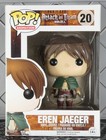 EREN JAEGER Funko Pop! 20 w/Protector | Attack on Titan | Box Tear