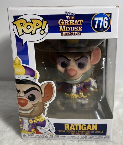 NEW IN BOX Funko Pop! Vinyl: Disney The Great Mouse Detective Ratigan #776