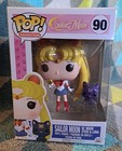 Sailor Moon Pop 90 with moon stick & luna Funko Pop! 2016 - Vaulted + Protector