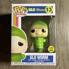 FUNKO POP! RETRO GLO WORM #13 NEW NIB glow in the dark vinyl figure