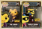 Funko Pop Joker Harley Quinn Black Light Vinyl Figures Batman Animated Series