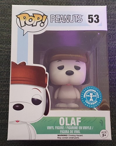 Olaf #53 Funko Pop! - Peanuts  Underground Toys Exclusive Charlie Brown Snoopy