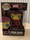 Funko Pop Vinyl Movies Marvel IRON MAN Black Light Special Edition #649.  594
