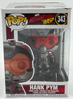 Funko Pop Marvel Ant-Man & The Wasp #343 Hank Pym Vinyl Figure MCU Avengers NIB