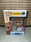 Funko Pop! Line Friends Brown #928 (Funko Exc) (Flocked) (/7500) Vinyl Figure