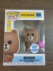 Funko Pop Line Friends Brown FLOCKED #928 Limited Exclusive Animation Bear