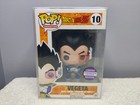Funko Pop  Dragon Ball Z Metallic Vegeta Convention Exclusive LE #10 w/Protector