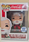Funko Pop! Coca-Cola Santa In Chair - Funko (Exclusive) #173 w/ soft protector