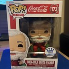 Funko Pop! Coca-Cola Santa In Chair #173 w/ Protector Brand New!