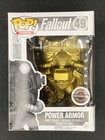 Funko Pop! Games: Fallout - Vinyl Figure #49 Power Armor Gold GameStop Exclusive