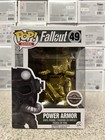 Funko Pop Fallout Gold Power Armor GameStop Exclusive #49 VHTF Rare Mint 🔥 🔥