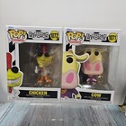 Cartoon Network  Cow & Chicken  Cow #1071 & Chicken #1072 Funko Pop