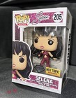 FUNKO POP ROCKS #205 SELENA DIAMOND BURGUNDY DRESS HOT TOPIC EXCLUSIVE *VAULTED*