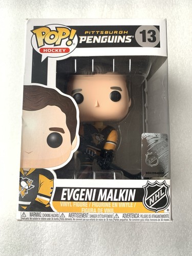 Funko Pop Evgeni Malkin #13 Pittsburgh Penguins Black Jersey With Box Read